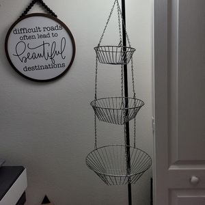 3 tier wire basket